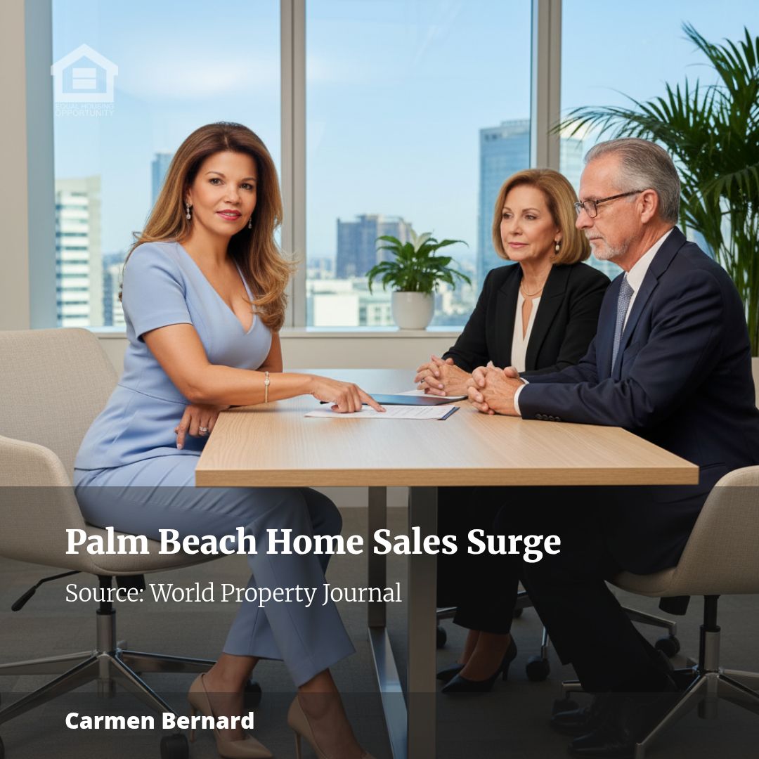 Greater Palm Beach Area Residential Sales Surge as Inventory Shrinks