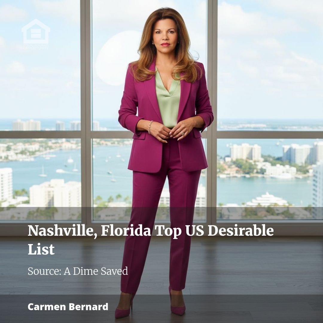 Nashville and Florida Just Topped America’s ‘Most Desirable Places to Live’ List — Again