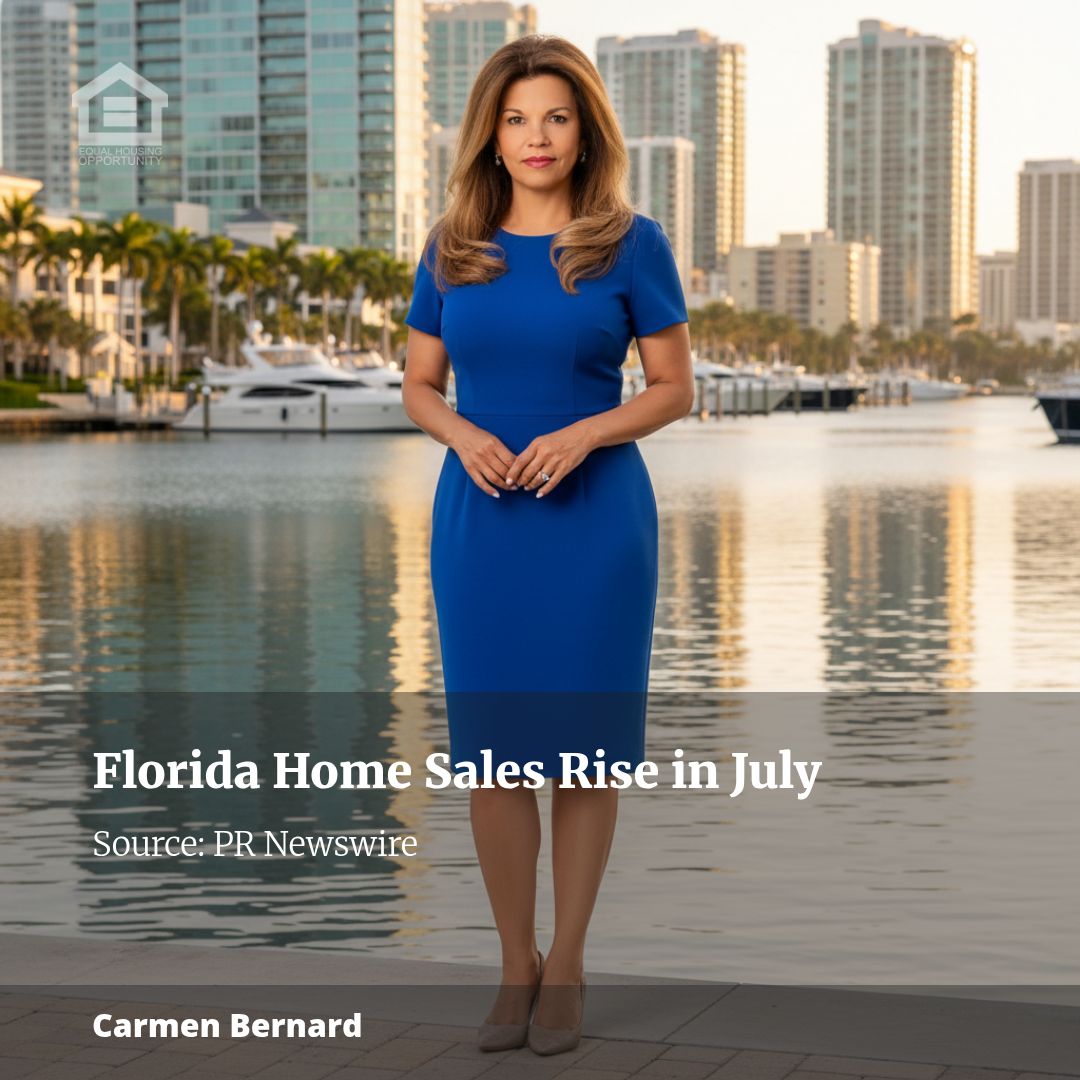 Fla.’s Housing Market: Closed Sales and New Pending Sales Rise in July